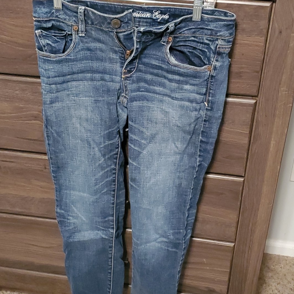 AE stretch skinny jeans